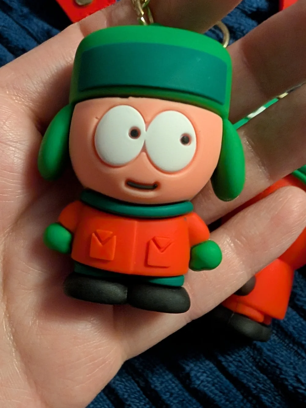 4 South Park Kyle & Kenny Silicone Keychain Set